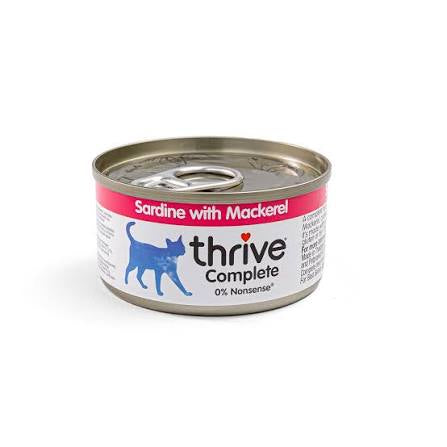 Thrive Complete Cat Sardine w/ Mackerel in Gravy 75g