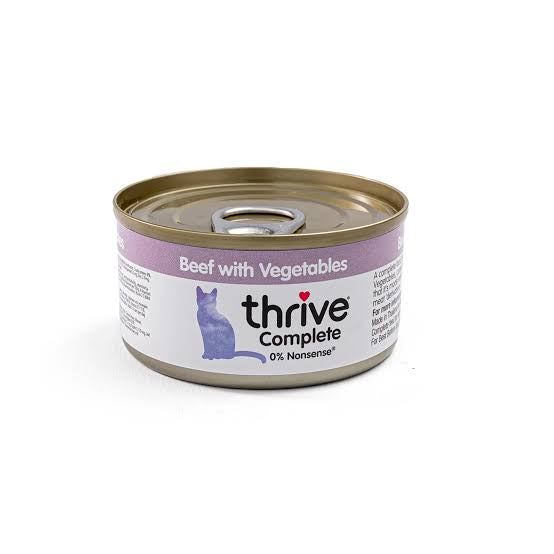 Thrive Complete Cat Beef with Vegetables Wet Food 75g