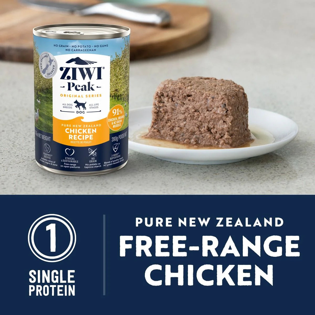 ZiwiPeak Chicken Recipe Canned Dog Food