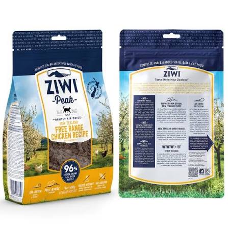 ZiwiPeak Air Dried Chicken Recipe Cat Food 400g