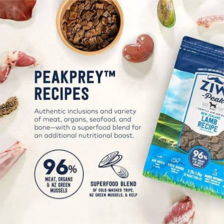 ZiwiPeak Air Dried Lamb Dog Food 4 kg