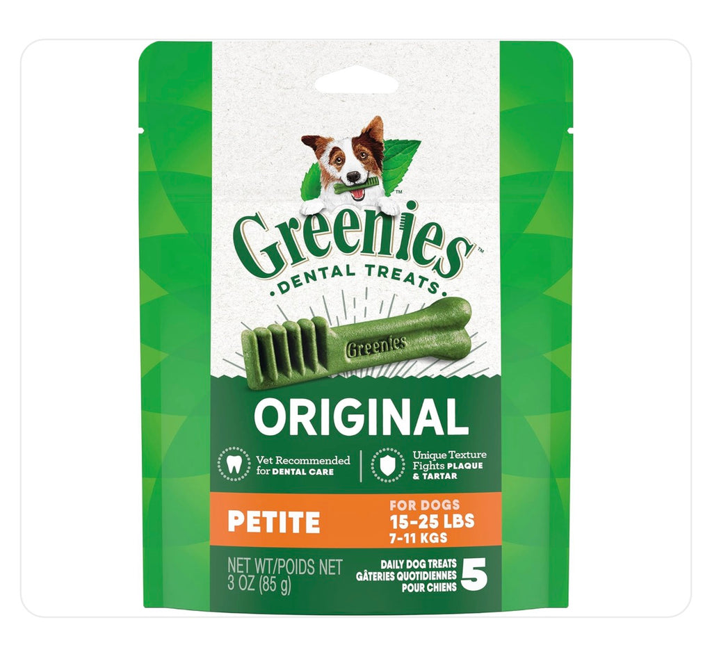 Greenies Canine Dental Treats Original Petite for Dog 85g - 3 oz