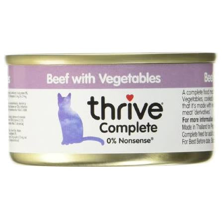 Thrive Complete Cat Beef with Vegetables Wet Food 75g
