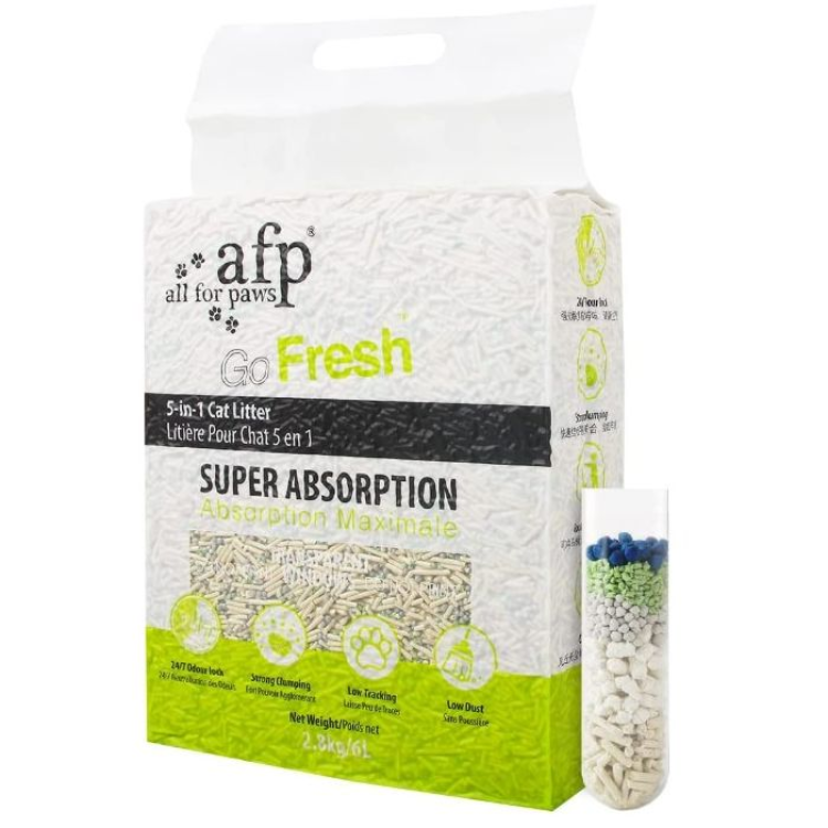 Clumping 5-in-1 Cat Litter Tofu 6 L