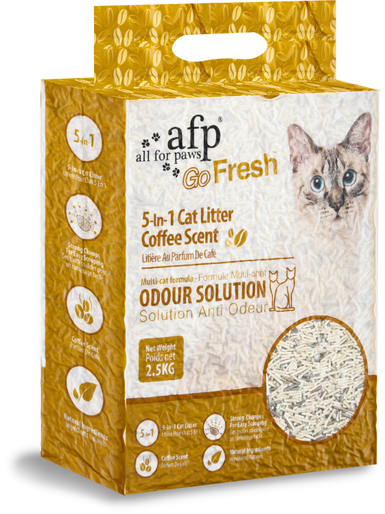 Clumping 5-in-1 Cat Litter Coffee Scent 6 L