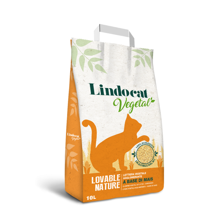 Lovable Nature Biodegradable Clumping Cat Litter (Corn) 10 L