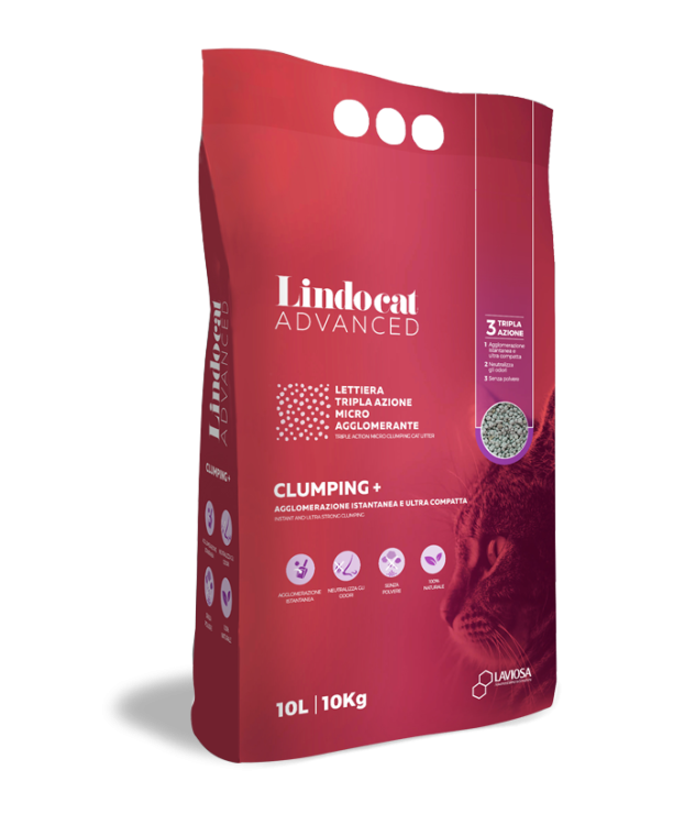 Natural Bentonite Lindocat Advanced Clumping + (Fragrance-free) 10 L