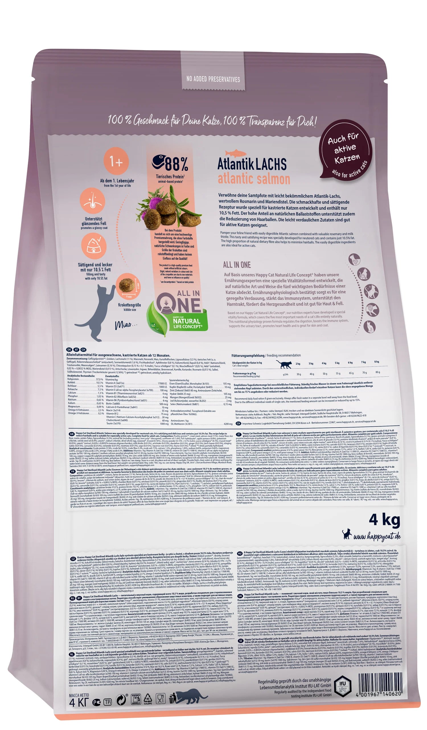 Sterilised Atlantic Salmon