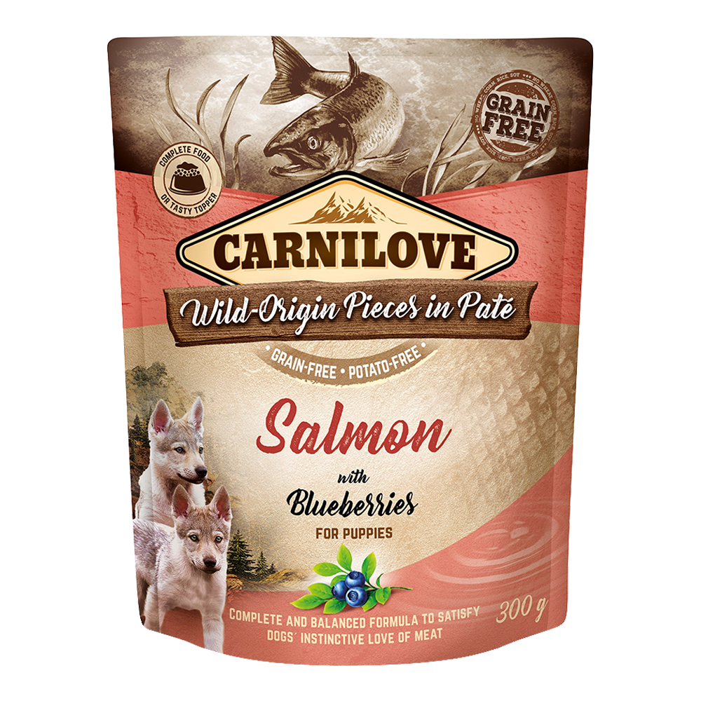 Carnilove Salmon With Blueberries For puppies