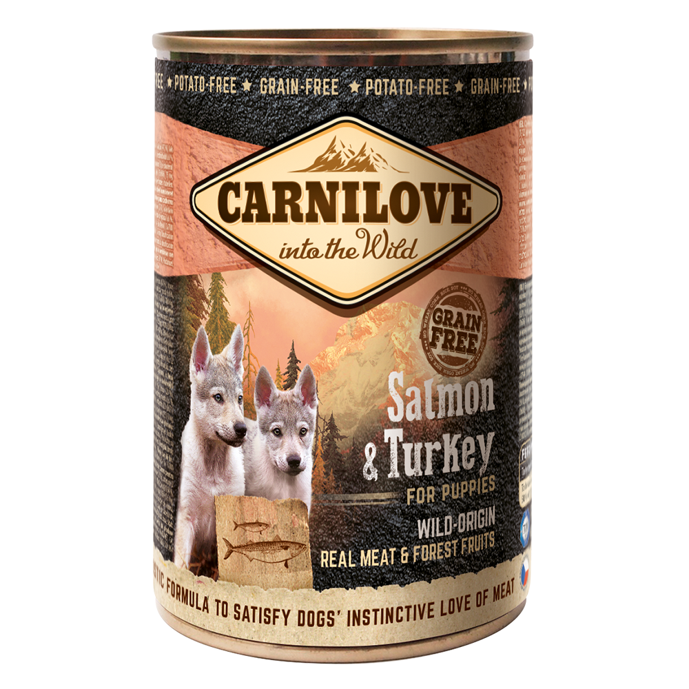 Carnilove Salmon & Turkey For Puppies 400g