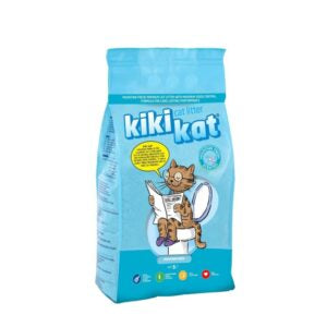 Kiki Kat White Bentonite Clumping Cat Litter – Lavender – 5L (4.35 Kg)