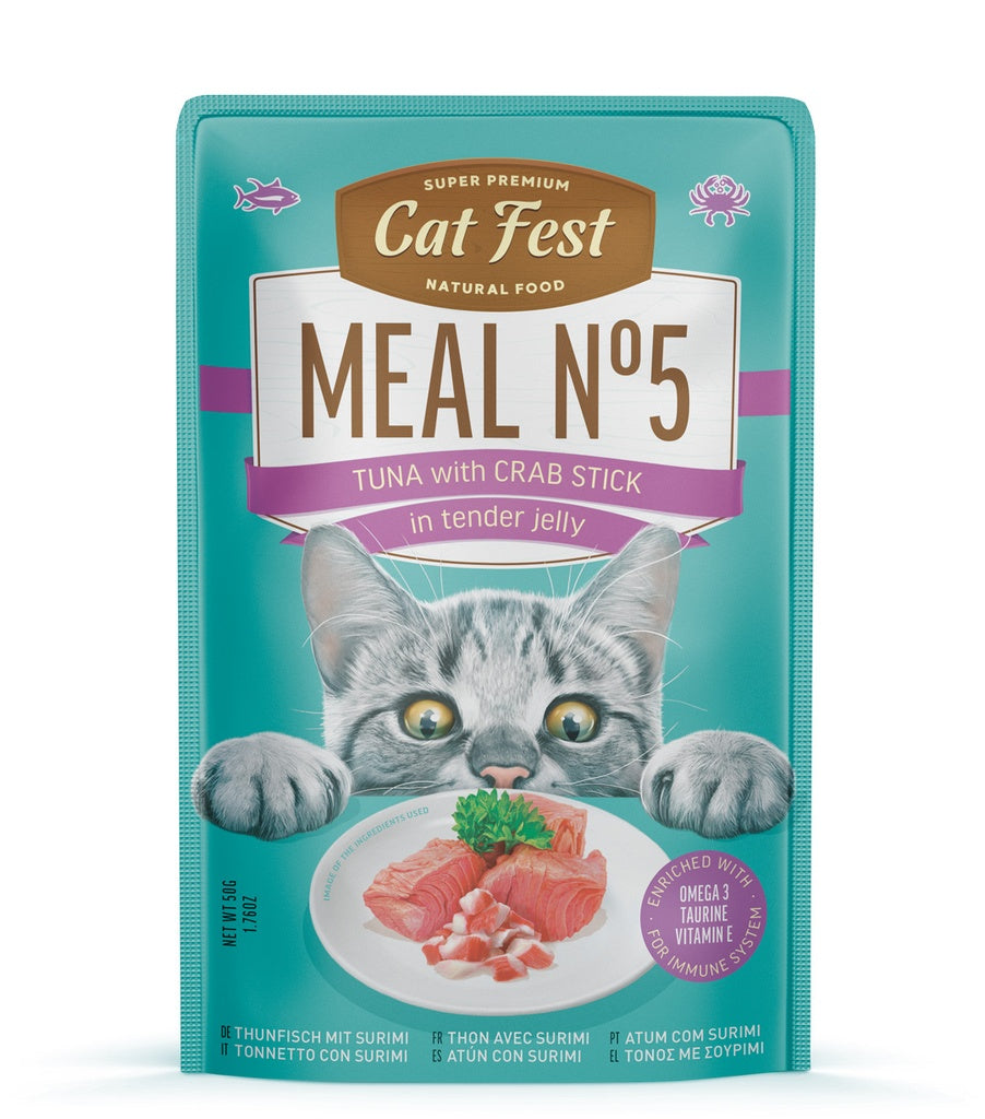 Cat Fest Meal No 2 Cat Food in Jelly- 50g