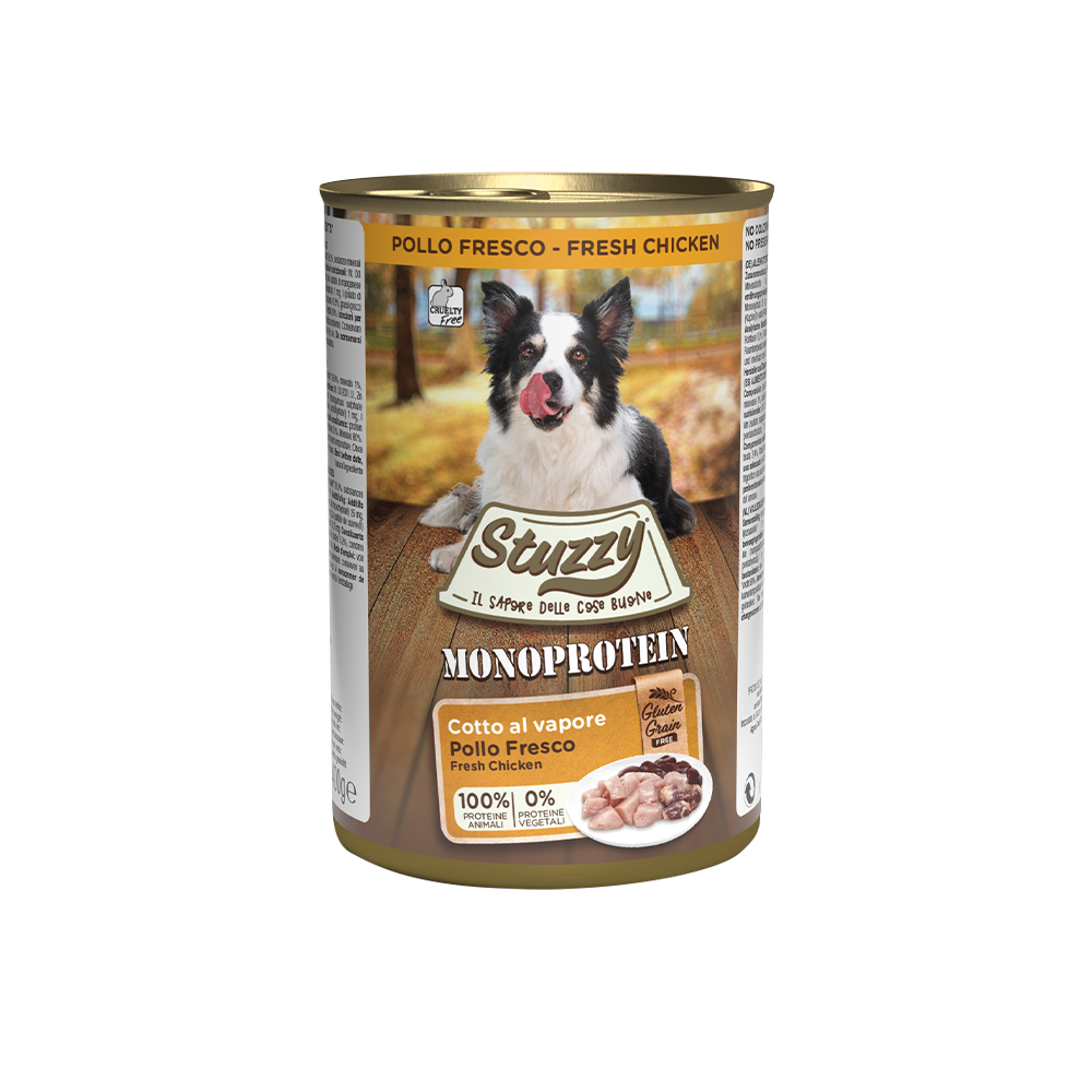 Stuzzy Dog Can Monoprotein-Fresh Chicken 400g