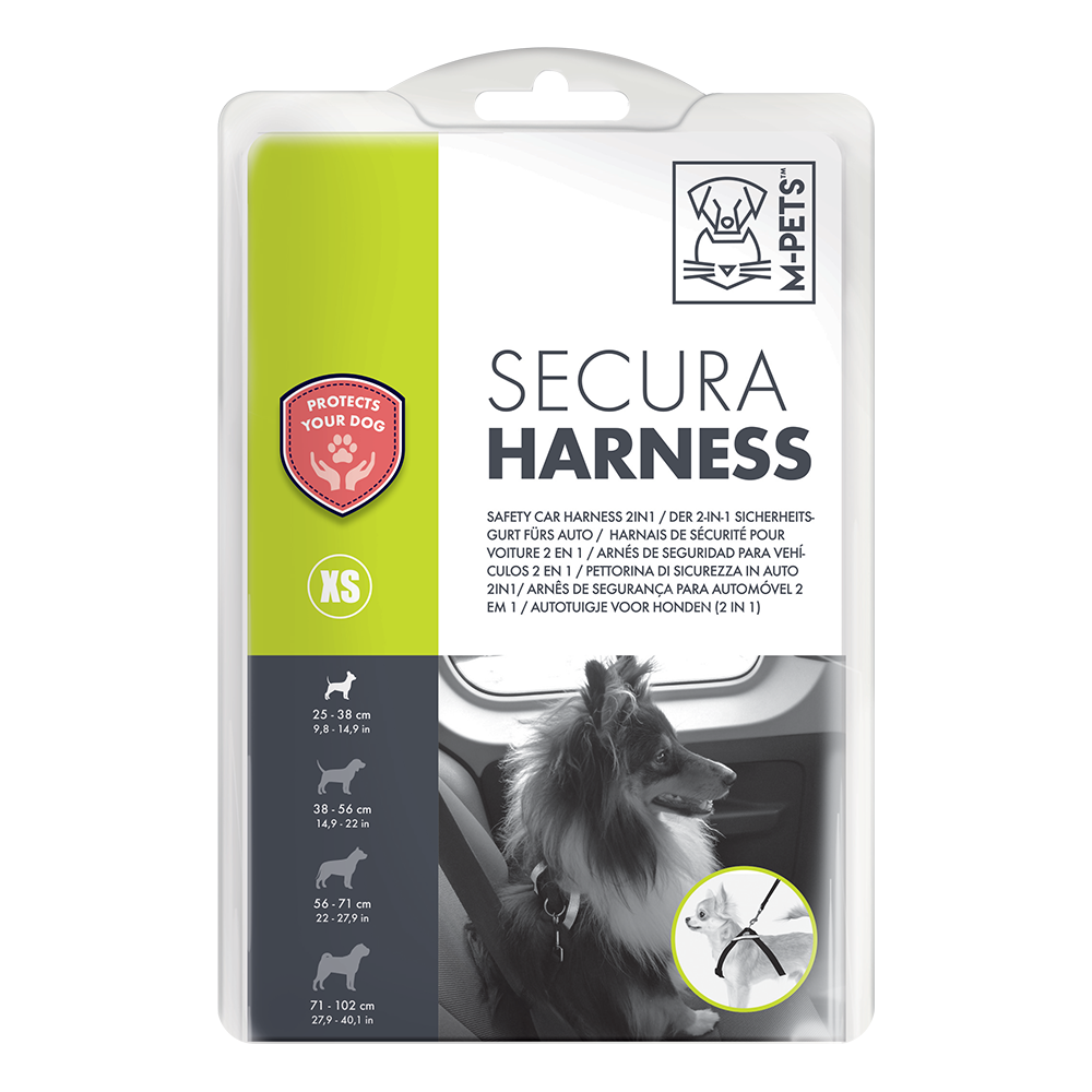 M-PETS Secura Safety Car Harness 2in1