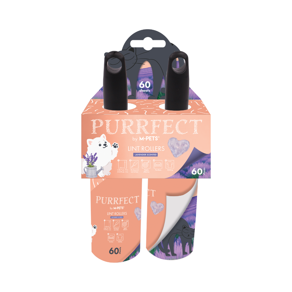 NEW
M-PETS Purrfect Lint Rollers Lavender Scented 60 Sheets