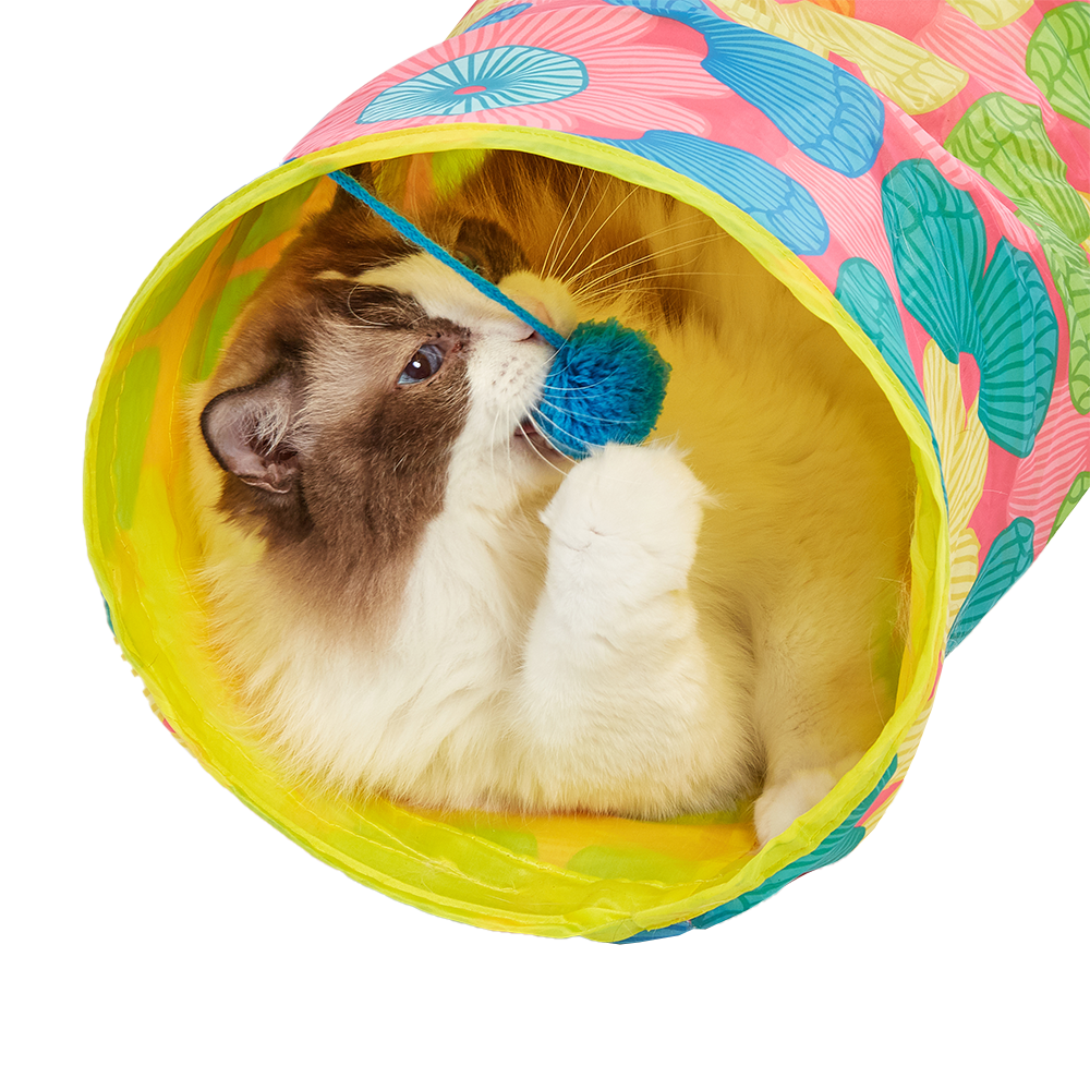 NEW
FOFOS Floral Pop Up Cat Tunnel