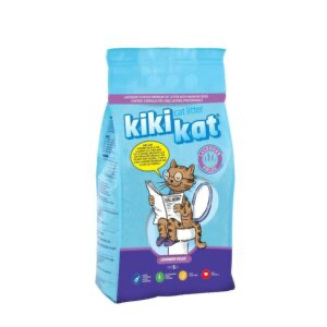 Kiki Kat White Bentonite Clumping Cat Litter -5 L / 3.45 kg
